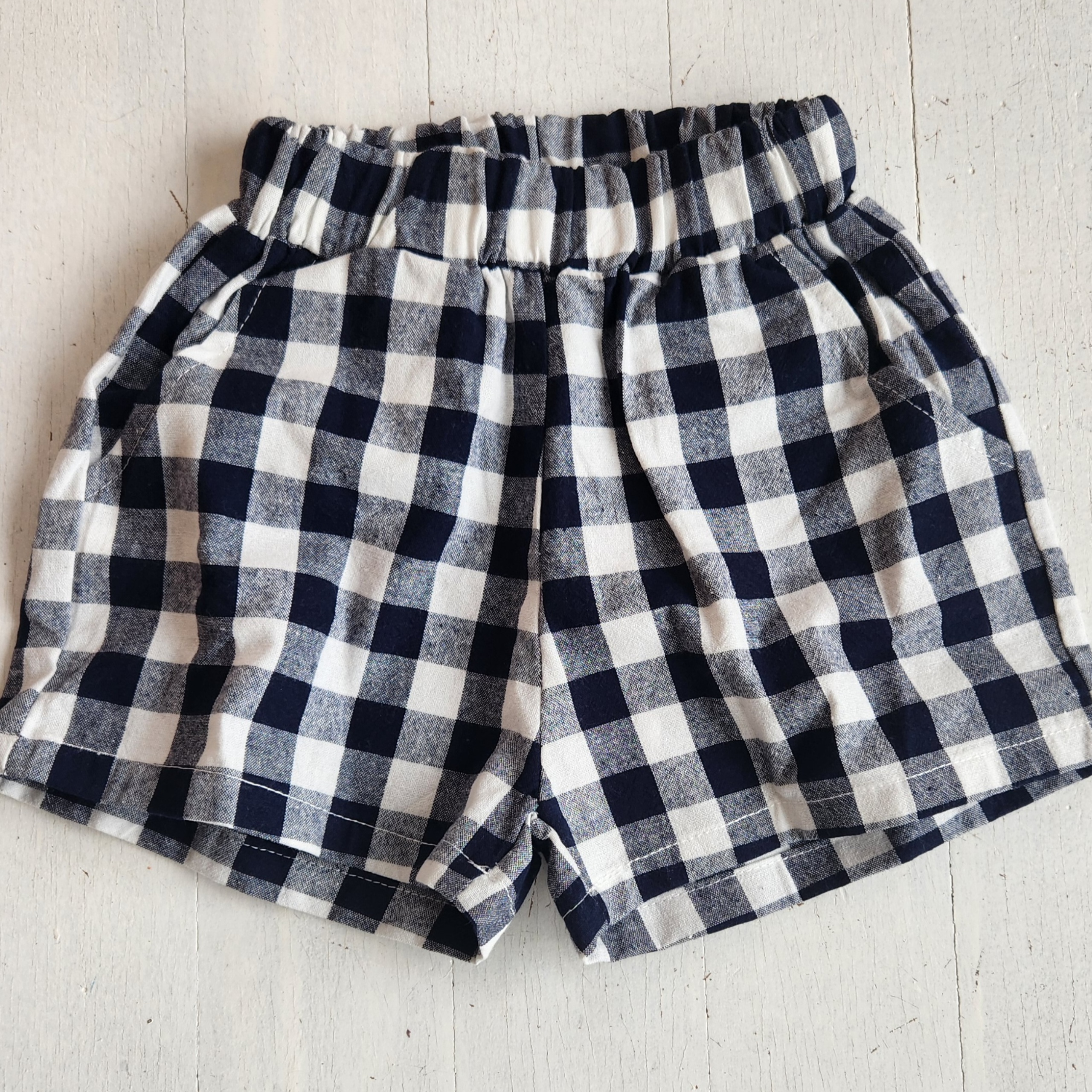 Plaid short Navy