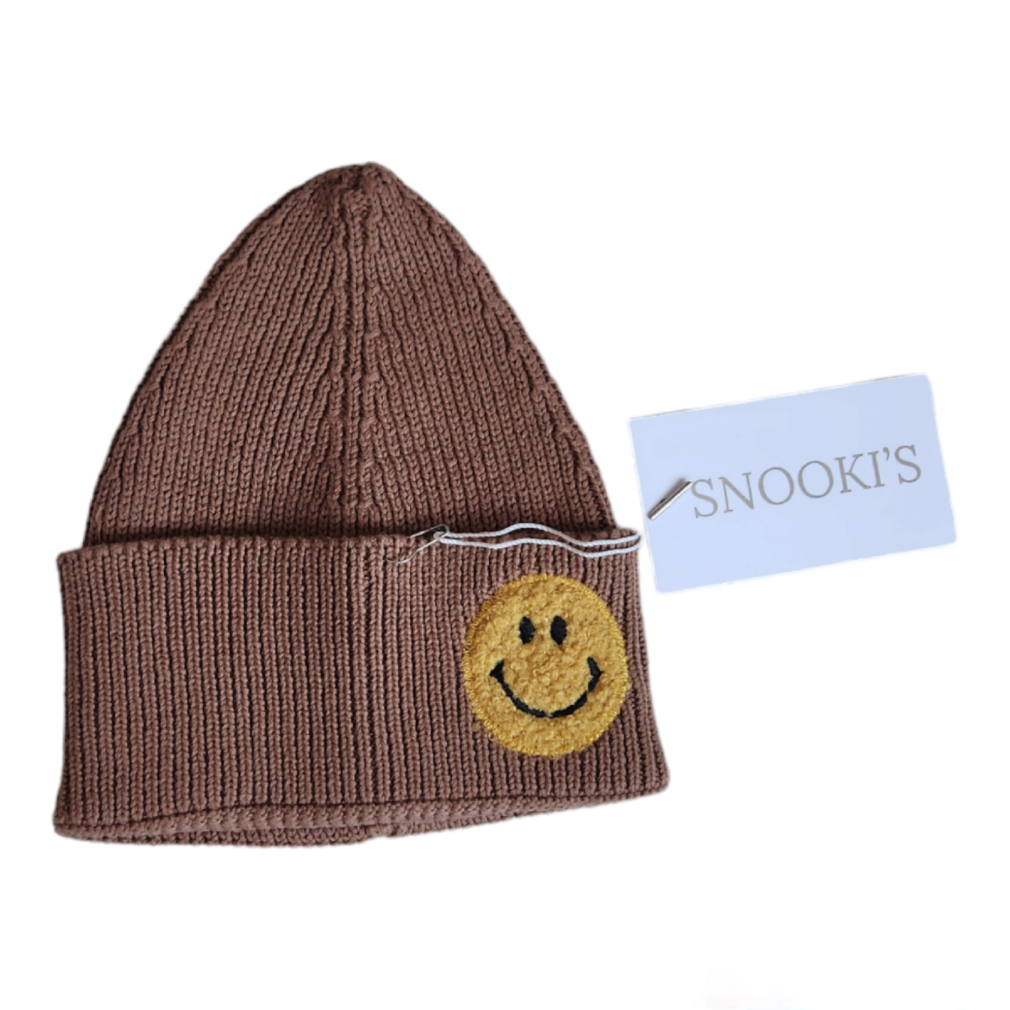 Happy vibes baby beanie
