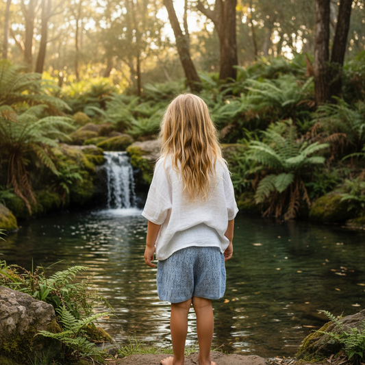 Oasis Shorts Loose Fit Waterfall