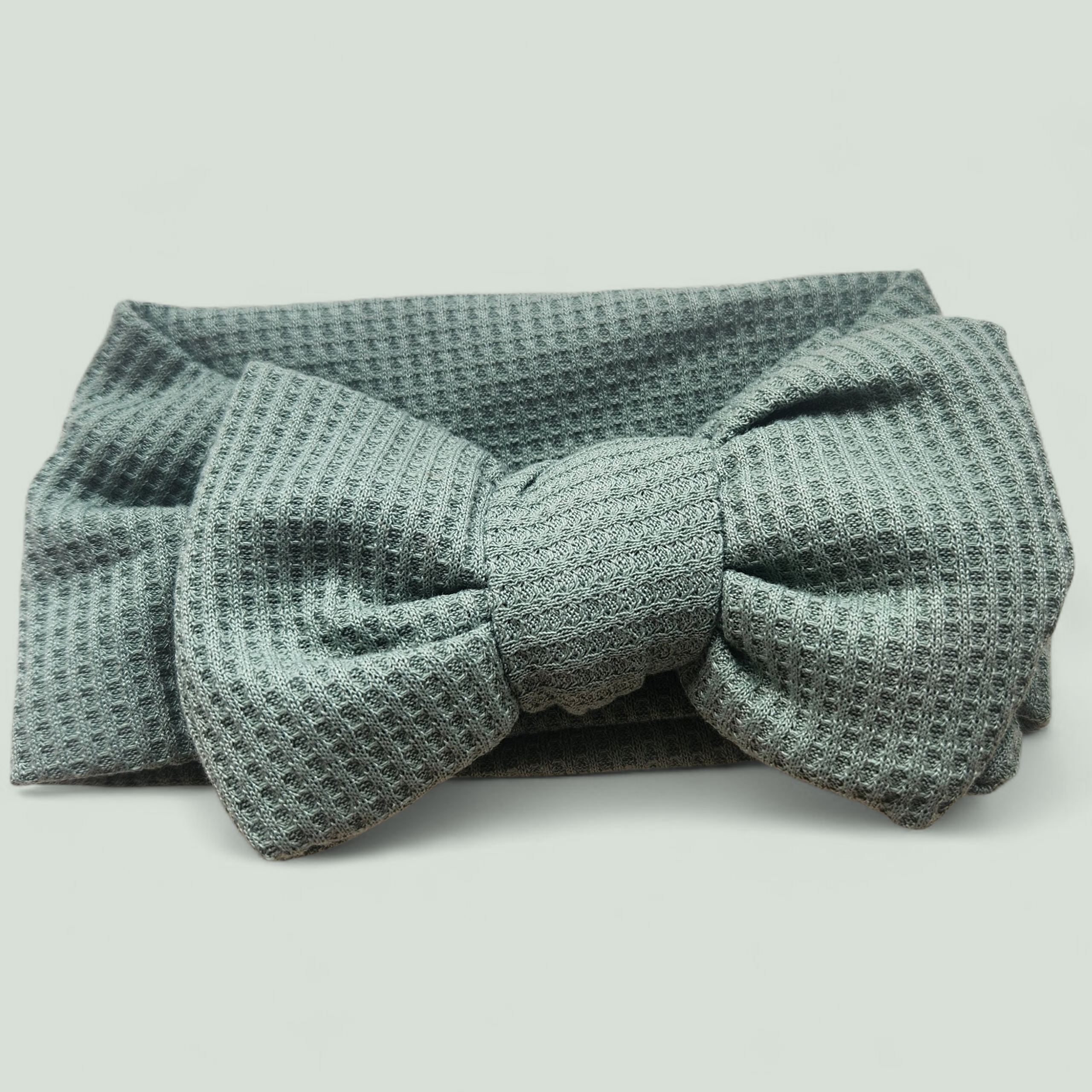 Baby knotted headband-Fern